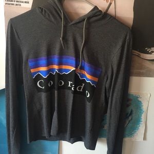 Colorado Cropped Hoodie